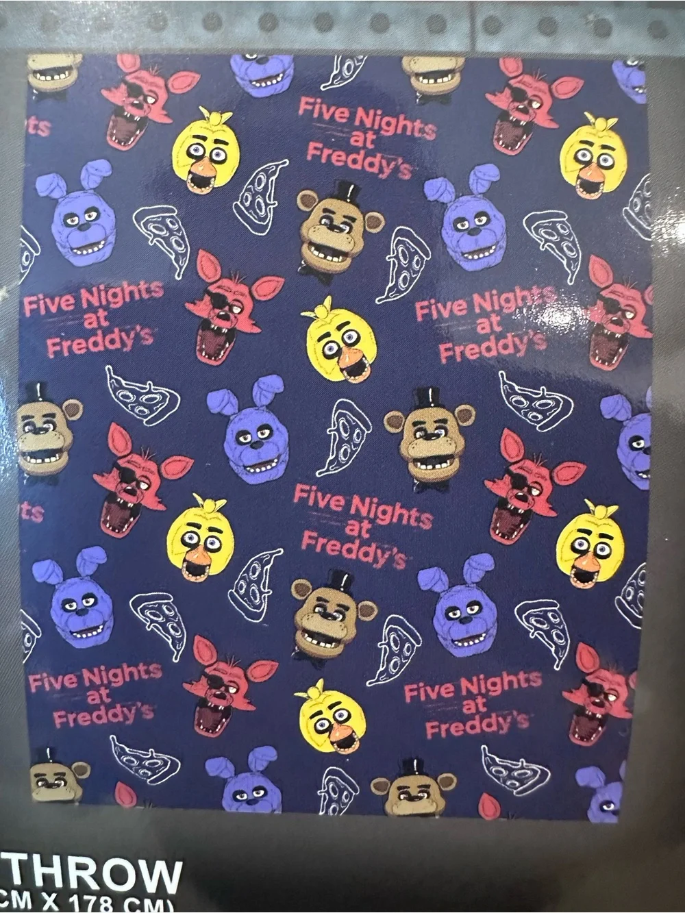Five Nights at Freddy's Soft Plush Throw Blanket